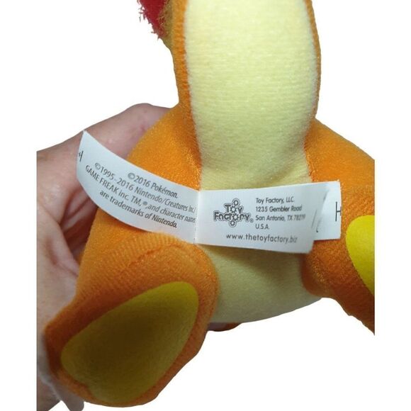 Pokemon Plush Charmander 10" Orange Lizzard Stuffed Animal 2016 Toy Factory - Picture 5 of 6